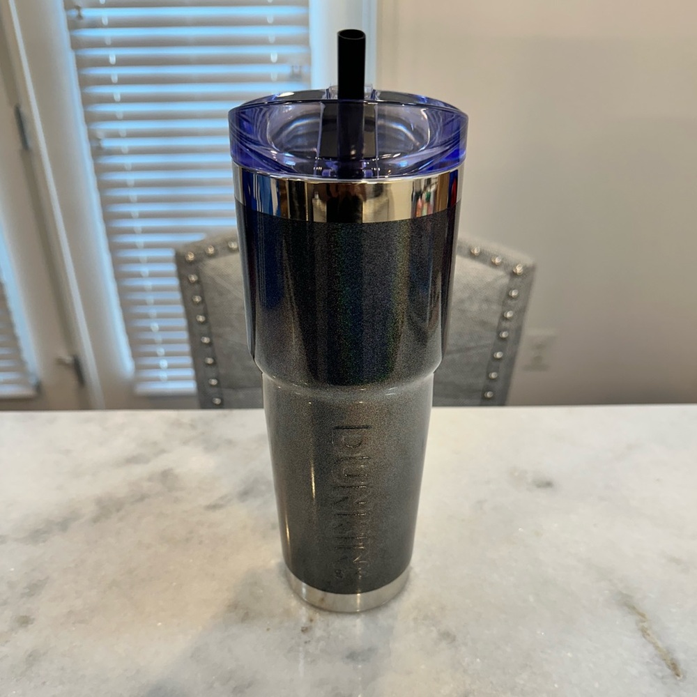 “DUNKIN" 2024 32oz Insulated Stainless Steel Tumbler - Dark Gray - NWT